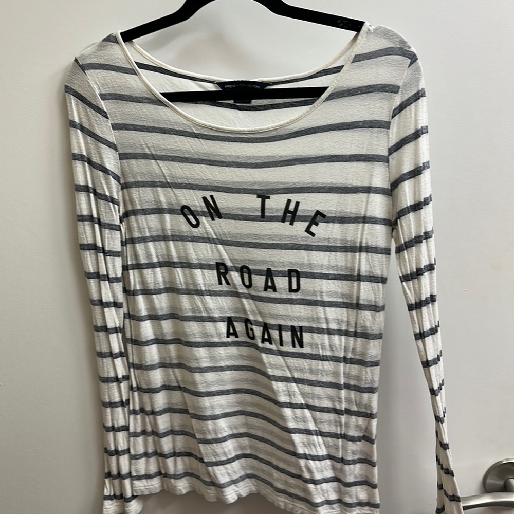 French connection S thin long-sleeved shirt